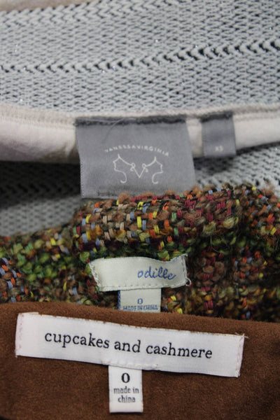 Cupcakes And Cashmere Odille Vanessa Virginia Womens Skirts Brown XS 0 Lot 3