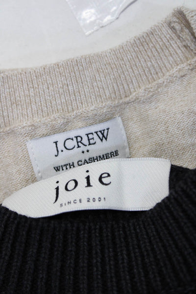 Joie J Crew Womens Sweaters Gray Beige Size Extra Extra Small Lot 2
