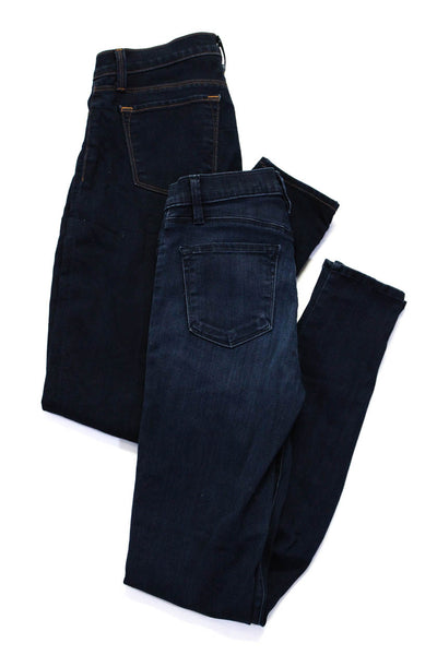 J Brand Womens Cotton Medium Wash Mid-Rise Skinny Leg Jeans Blue Size 25 Lot 2