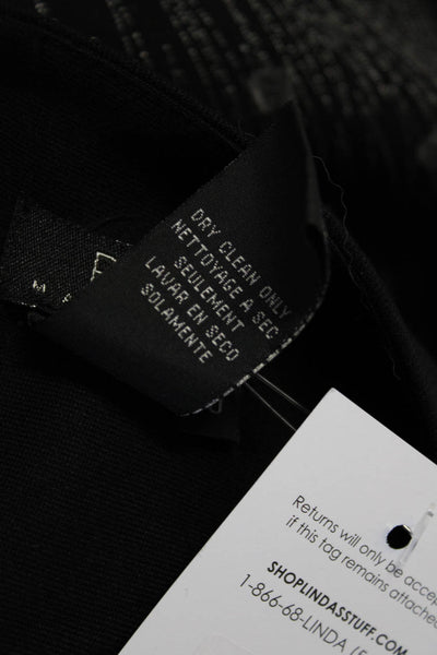 BCBG Max Azria Women's Unlined Sleeveless V-Neck Polyester Pencil Dress Black 10