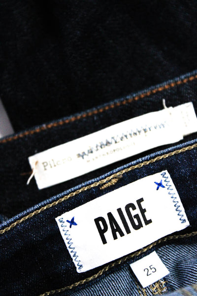 Paige Pilcro And The Letterpress Womens Skyline Crop Jeans Size 25 26 Lot 2