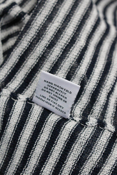 Joie 525 America Barneys New York Women's V-Neck Striped Sweater Size L 3, Lot 3