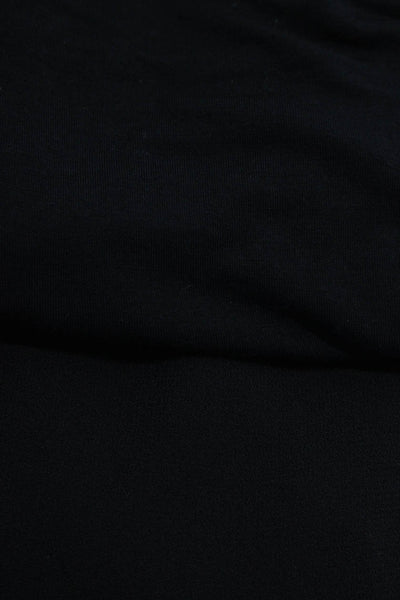 White + Warren Zara Women's Solid Long Sleeve Tops Black Size L Lot 2