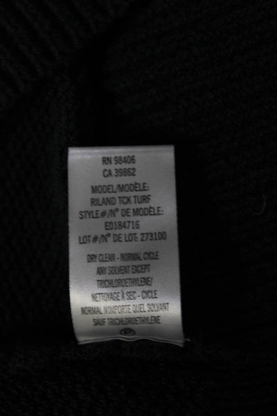 Theory Women's Long Sleeve Crew Neck Knit Sweater Dark Blue Size XL