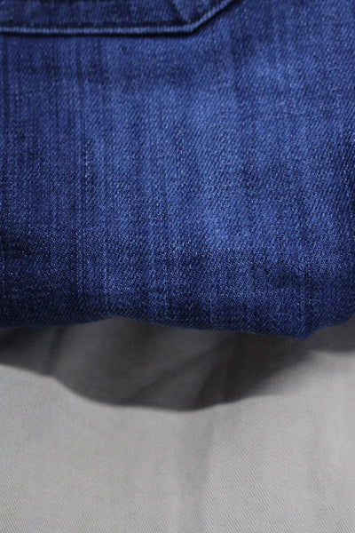 Sanctuary Hudson Womens Khaki Denim Shorts Beige Blue Size 31 29 Lot 2