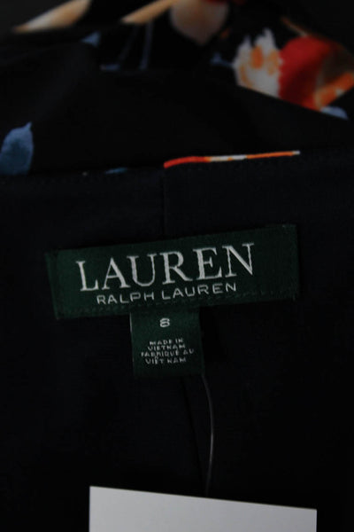 Lauren Ralph Lauren Women's Floral 3/4 Sleeve Shift Dress Multicolor Size 8