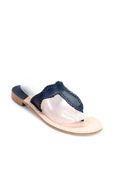 Jack Rogers Women's T-Straps Flip Flop Sandals Blue Size 8.5