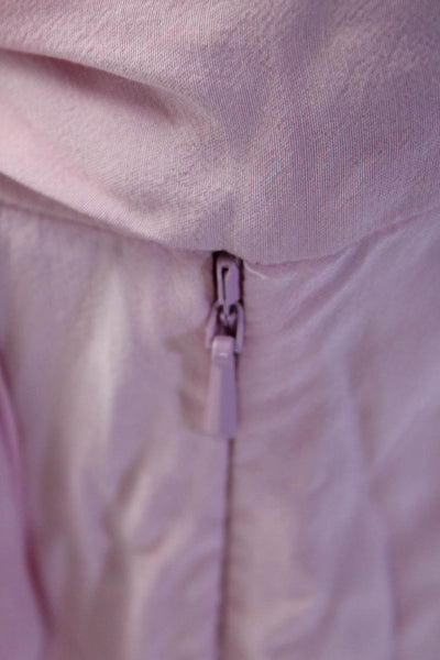 Preen Line Womens Side Zip Draped Asymmetrical Skirt Pink Size Small