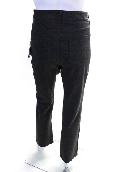 NYDJ Women's Midrise Four Pockets Straight Leg Pant Gray Size 8