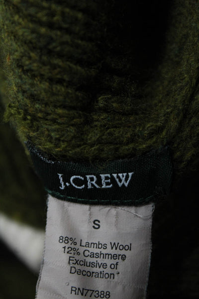 J Crew Womens Shawl Collar Toggle Closure Cardigan Sweater Olive Size S XS Lot 2