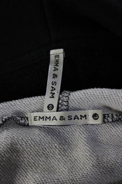Emma & Sam Women's Pullover Hoodies Gray Black Maroon Size S L Lot 3