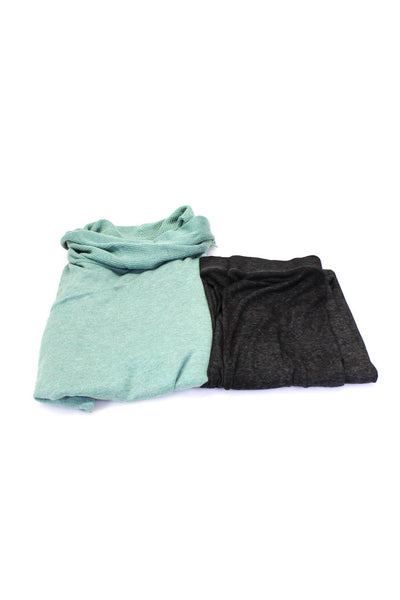 Zara Trafaluc Women's Sweater Vest Pencil Maxi Skirt Gray Green Size M L Lot 2