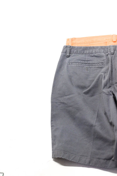 Polo Ralph Lauren Bonobos Mens Cotton Casual Shorts Orange Size 32 33 Lot 2
