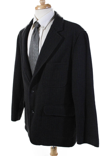 Pendleton Mens Multicolor Texture Wool Three Button Blazer Jacket Size 44
