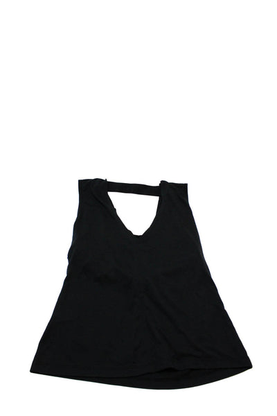 Nike Frame Women's Mesh Panel Open Back Tank Top Black White Size XS, Lot 2