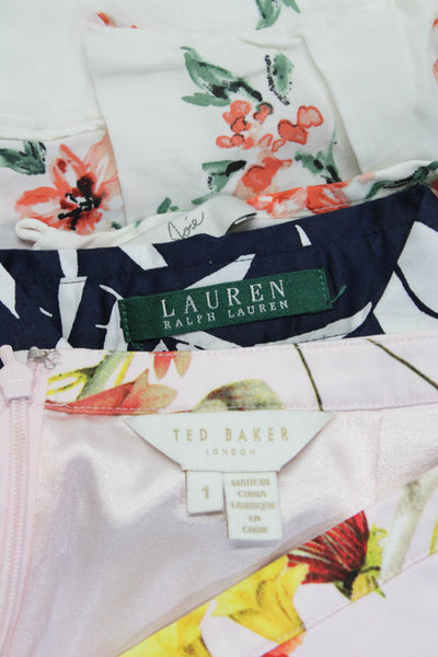 Lauren Ralph Lauren Women's Tops Casual Shorts Blue Pink Ivory Size XS 1 Lot 3