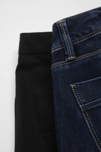 DL1961 Womens Low Rise Boot Cut Jeans Pants Dark Blue Black Size 24 42 Lot 2