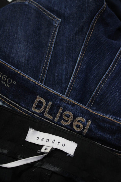 DL1961 Womens Low Rise Boot Cut Jeans Pants Dark Blue Black Size 24 42 Lot 2