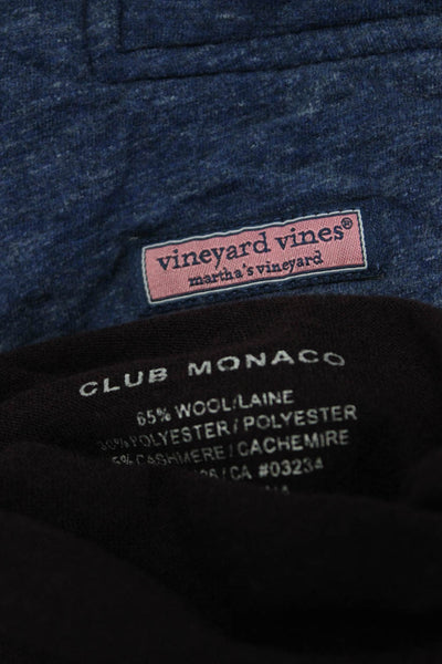 Club Monaco Vineyard Vines Womens Maroon Turtleneck Sweater Top Size M Lot 2