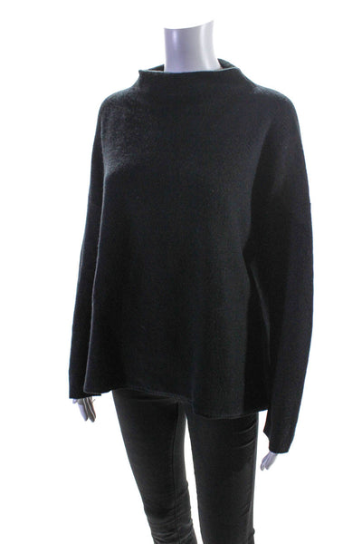 Feel the Piece Terre Jacobs Women's Long Sleeve Turtleneck Sweater Gray One Size