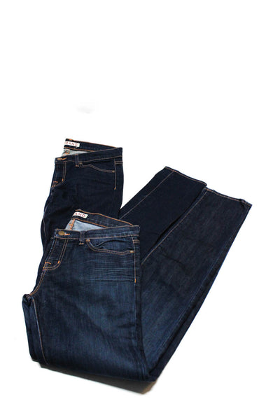 J Brand Women's Zip Fly Denim Slim Fit Jeans Blue Size 28 29 Lot 2