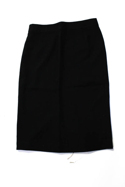 J Crew Womens City Fit Dress Pants Pencil Skirt Brown Black Size 6 Lot 2
