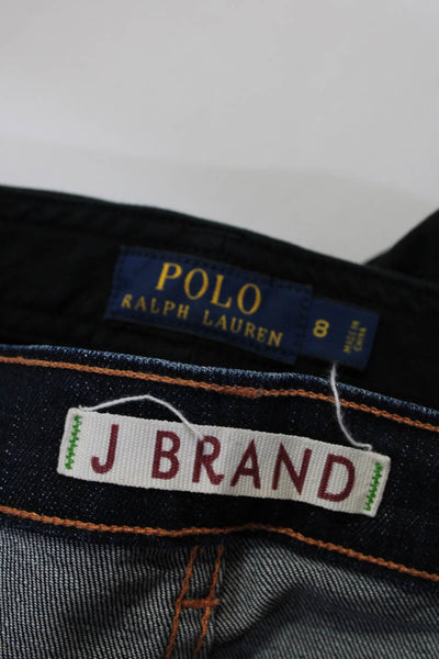 J Brand Polo Ralph Lauren Womens Skinny Leg Jeans Pants Size 31 8 Lot 2
