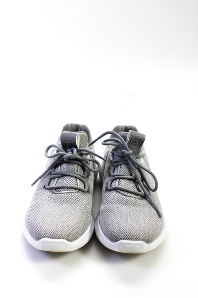 Foot Joy Womens Flex Knit Low Top Runners Sneakers Light Gray Size 6.5