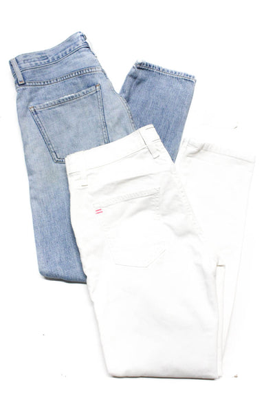 Citizens of Humanity Current/Elliot Womens Jeans Blue White Size 24 25 Lot 2