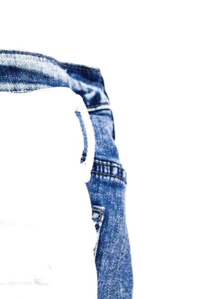 Rag & Bone Women's Mid Rise Acid Wash Distressed Denim Jeans Blue 26 Lot 2