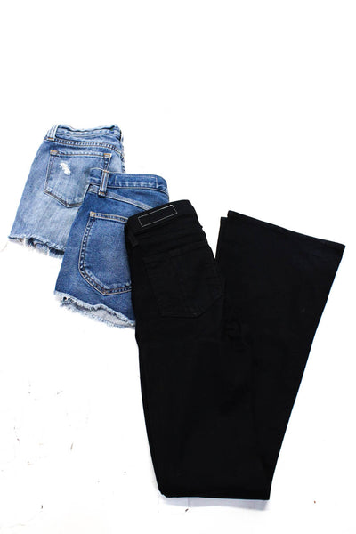 Rag & Bone Jean J Brand Womens Blue Fly Button Denim Shorts Size 25 24 Lot 3
