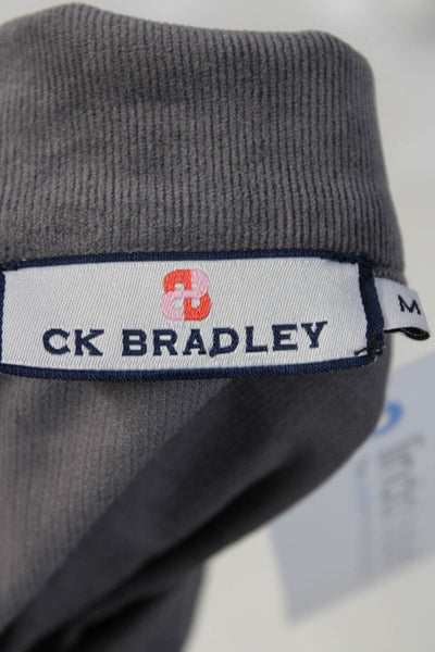 CK Bradley Women's Long Sleeve Corduroy Button Down Shirt Dress Purple Size M