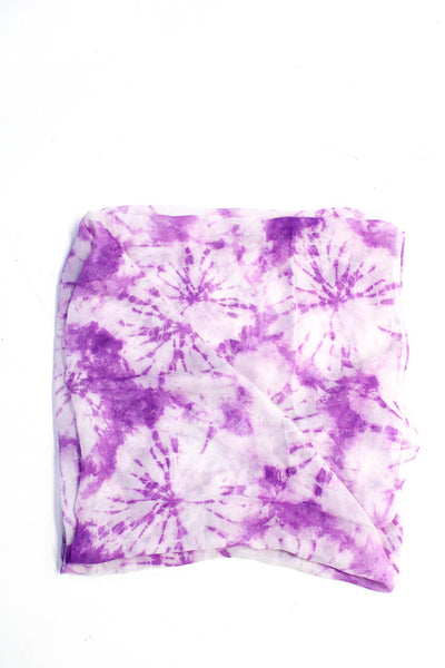 Rococo Sand Womes Tie Dye Print Scarf Purple