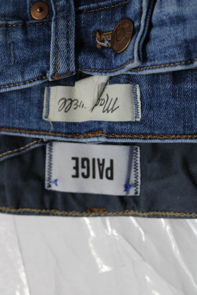 Hudson Madewell Womens Hidden Hills Demi Boot Jeans Blue Size 27 26 Lot 2