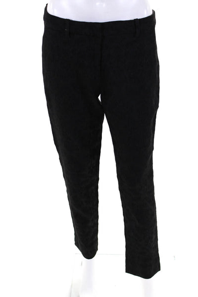 Missoni Women's Faux Leather Slim Fit Pants Black Size 4
