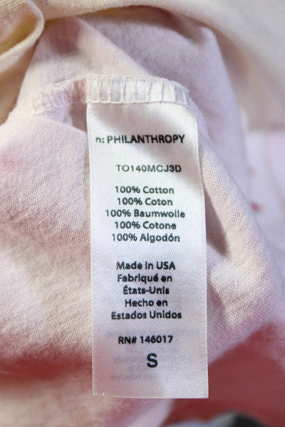 Philanthropy Womens Tee Shirts Multi Colored Size Small Medium Lot 3