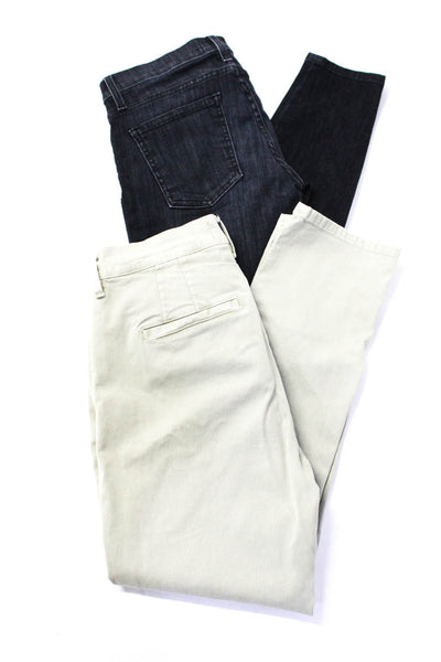 Current/Elliott Women's Low Rise Button Up Dark Wash Skinny Jeans Black 27 Lot 2
