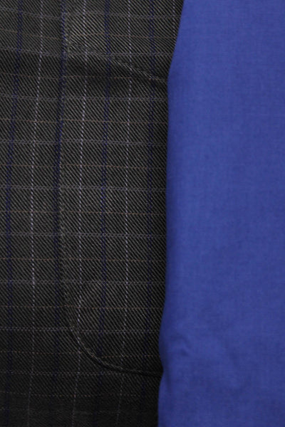 Geoffrey Beene Mens Button Down Dress Shirts Blue Size L XXL Lot 2