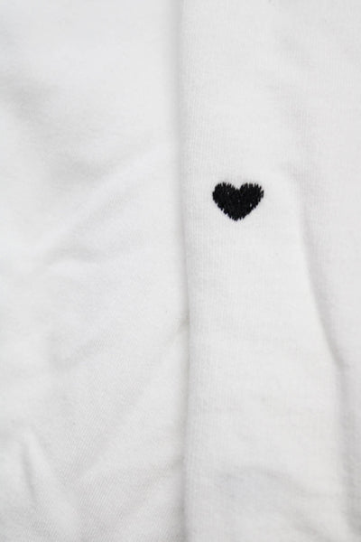Stateside Women's Turtleneck Long Sleeves Sweatshirt White Size XS  Lot 2