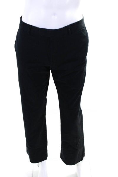 DKNY Mens Cotton Stanton Fit Dress Pants Black Size 34 x 30