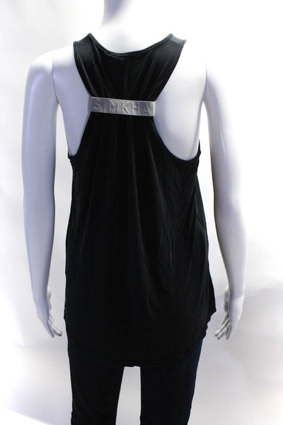 Jonathan Simkhai Powered By Carbon 38 Womens Sleeveless Blouse Top Navy Size S