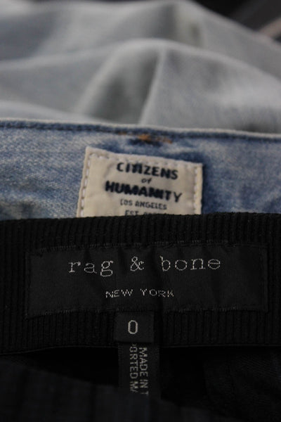 Citizens of Humanity Rag And Bone Womens Jeans Pants Navy Blue Size 24 0 Lot 2