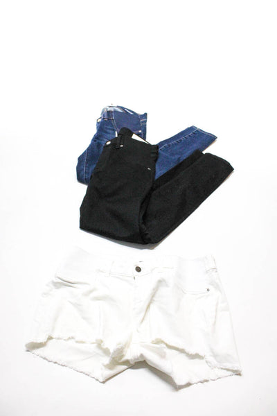 DL 1961 Rag & Bone Jean Womens Shorts Jeans White Blue Black Size 26 27 29 Lot 3