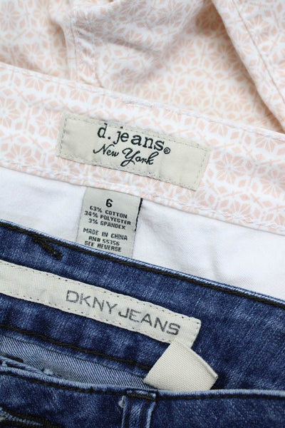 DKNY Jeans D. Jeans New York Womens Blue Mid-Rise Capri Jeans Size 4 6 lot 2
