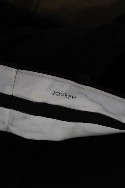 Joseph Womens Button Sides Barry Viscose Cady Dress Trousers Black Size EUR 36