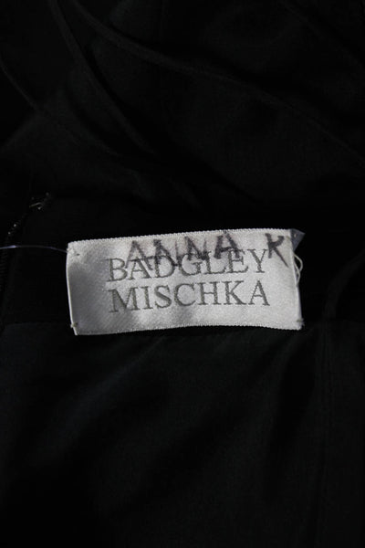 Badgley Mischka Women's High Waist Straight Pencil Skirt Black Size 28