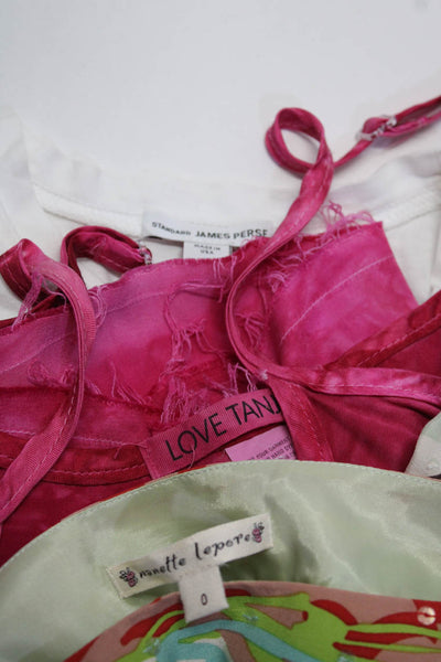 Nanette Lepore Love Tanjane James Perse Women's Printed Blouse Size 0 XS, Lot 3