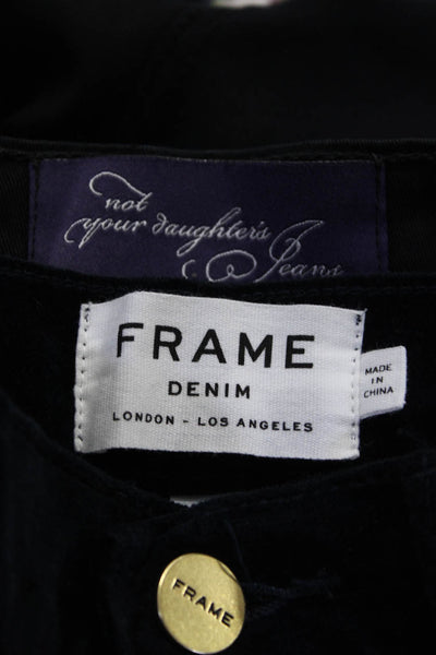 Frame Denim Not Your Daughters Jeans Womens Jeans Blue Black Size 26 2P Lot 2