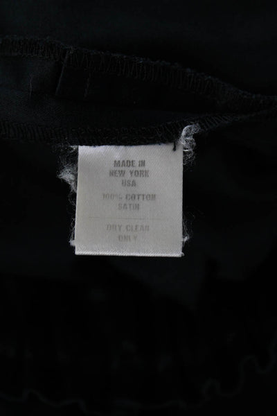 Alexander Berardi Womens Cotton Elastic Waist Patch Pocket Shorts Navy Size 8