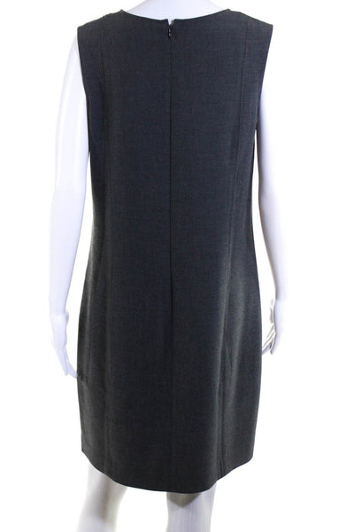 Ann Taylor Womens Knee Length Sheath Dresses Navy Blue Gray Size 10 M Lot 2